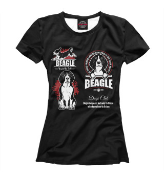Футболка для девочек Beagle