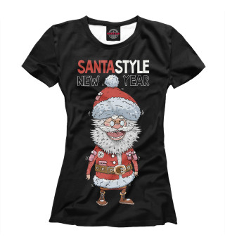 Женская футболка SantaSTYLE