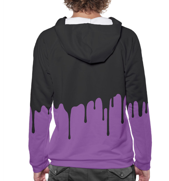 Мужское худи с изображением Легенда цвета Белый