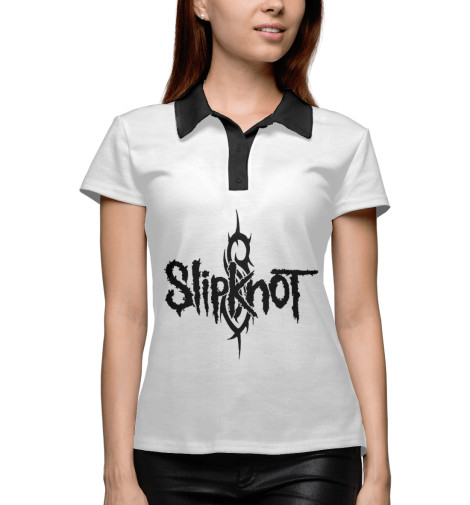 

Поло Print Bar, Белый, Slipknot