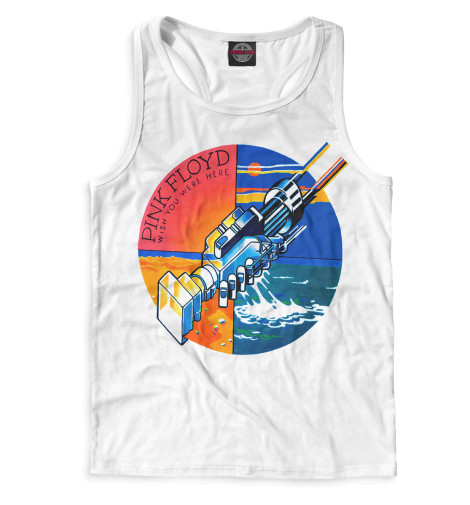 

Майки борцовки Print Bar, Белый, Pink Floyd