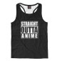 Мужская майка-борцовка Straight Outta Anime