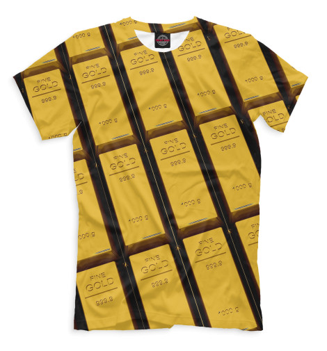 

Футболки Print Bar, Черный, Золотые слитки