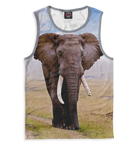 

Майки Print Bar, Белый, Слоны