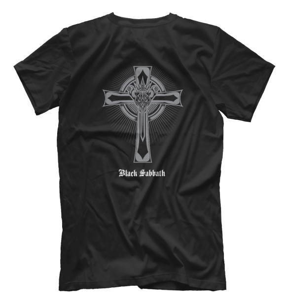 Мужская футболка с изображением Black Sabbath & Ozzy Osbourne цвета Белый