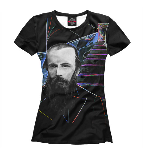 

Футболки Print Bar, Белый, Достоевский