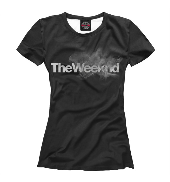 Женская футболка с изображением The Weeknd цвета Белый
