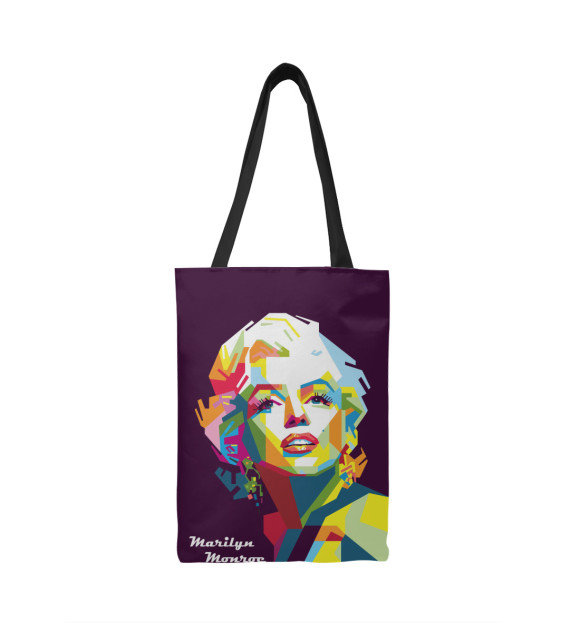 Сумка-шоппер с изображением Marilyn Monroe цвета 