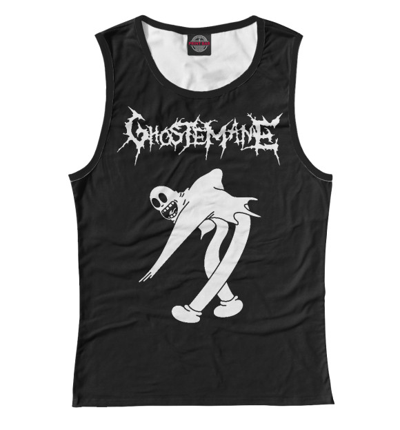 Майка для девочки с изображением Ghostemane цвета Белый