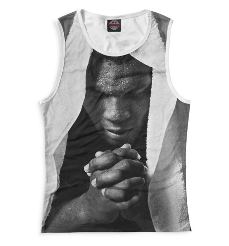 

Майки Print Bar, Белый, Майк Тайсон