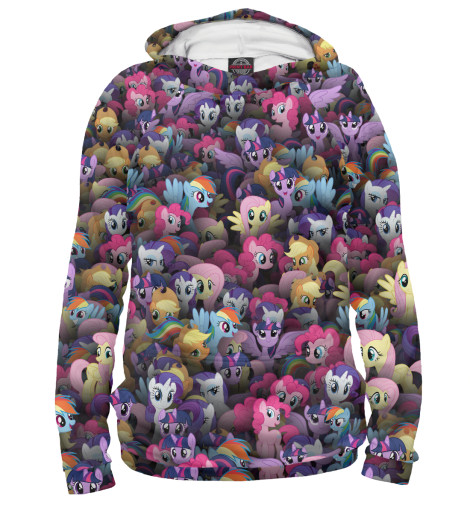 

Худи Print Bar, Белый, My little pony. Персонажи