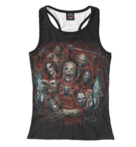 

Майки борцовки Print Bar, Белый, Slipknot