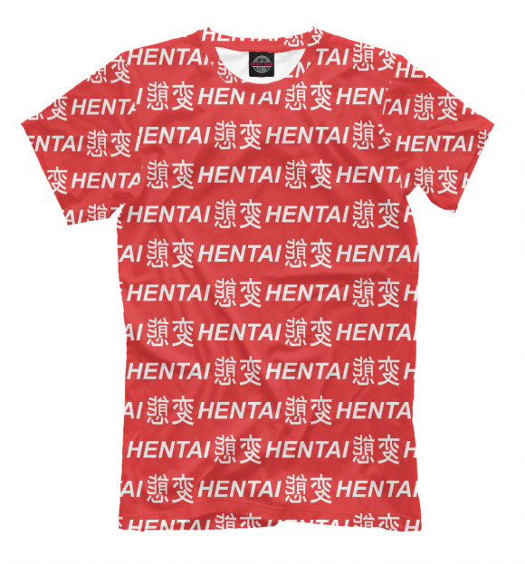 Футболка для мальчиков с изображением Hentai цвета Темно-розовый