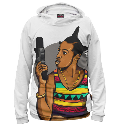 

Худи Print Bar, Белый, Не грози южному централу