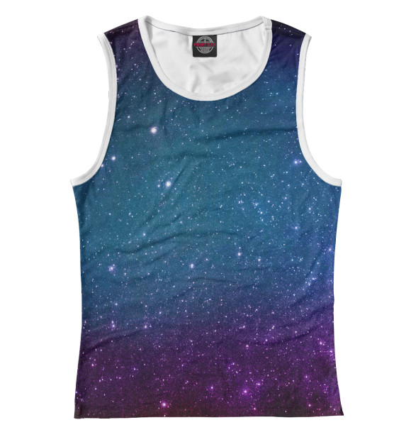 Майка для девочки с изображением Звёзды цвета Белый