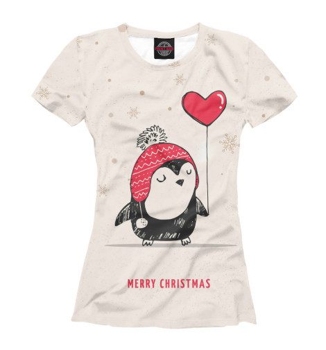 

Футболки Print Bar, Белый, Cutie Little Penguin