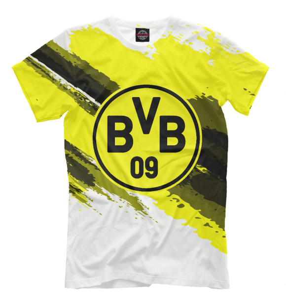 Футболка для мальчиков с изображением Borussia цвета Молочно-белый