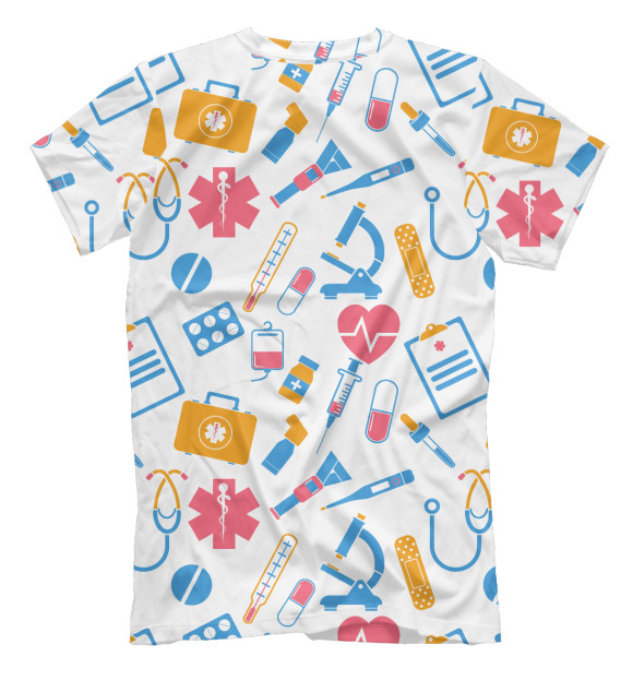 Футболка для мальчиков с изображением медицина цвета Белый