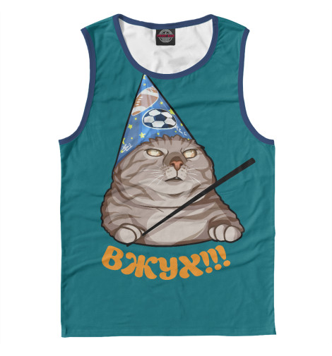 

Майки Print Bar, Белый, Котэ вжух