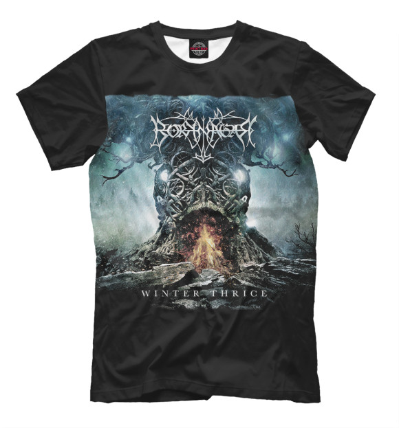 Футболка для мальчиков с изображением Borknagar цвета Белый