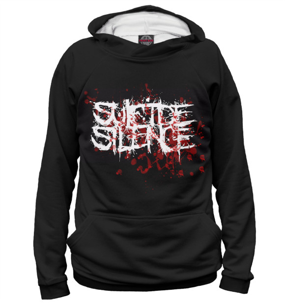 Женское худи с изображением Suicide Silence цвета Белый