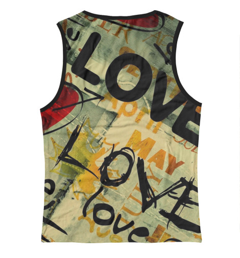 

Майки Print Bar, Белый, Love