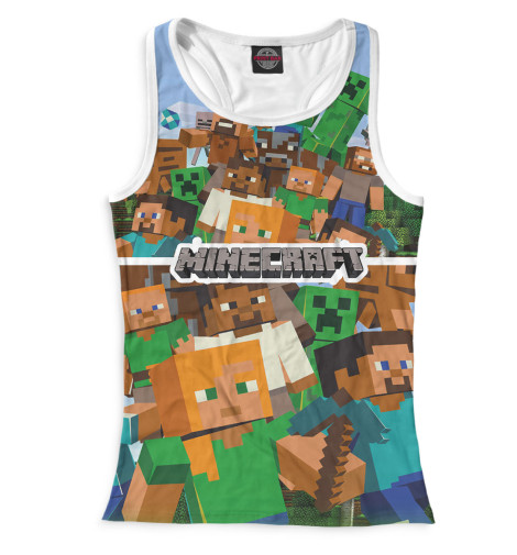 

Майки борцовки Print Bar, Белый, Minecraft