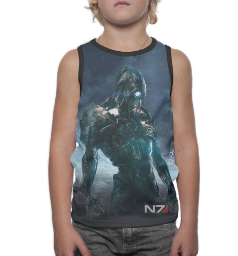 

Майки Print Bar, Белый, Mass Effect