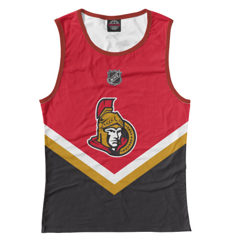 

Майки Print Bar, Белый, Ottawa Senators