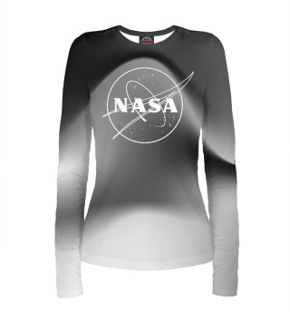 Лонгслив для девочки NASA grey | Colorrise