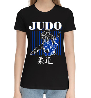 Хлопковая футболка для девочек Judo