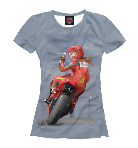 

Футболки Print Bar, Белый, BikeGirl