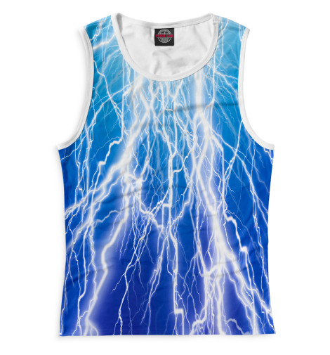 

Майки Print Bar, Белый, Молния