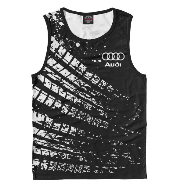 Майка для мальчика с изображением Audi цвета Белый