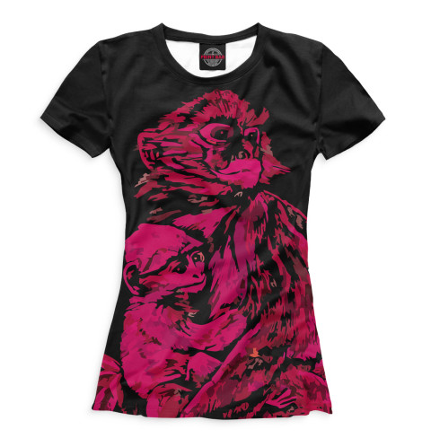 

Футболки Print Bar, Белый, Обезьяны