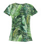 Женская футболка Тропические пальмы