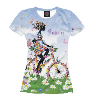 Женская футболка Summer