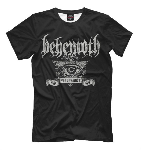 Футболка для мальчиков с изображением Behemoth цвета Черный