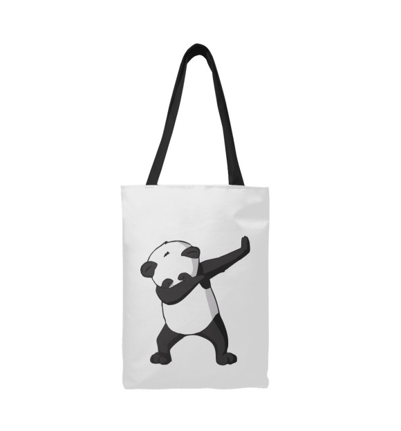 Сумка-шоппер с изображением Panda dab цвета 