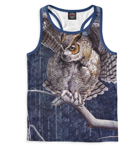 

Майки борцовки Print Bar, Белый, Совы