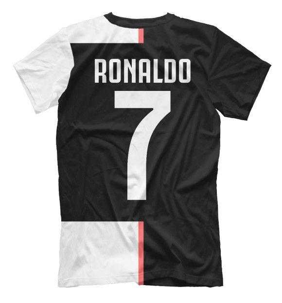 Мужская футболка с изображением Cristiano Ronaldo цвета Белый