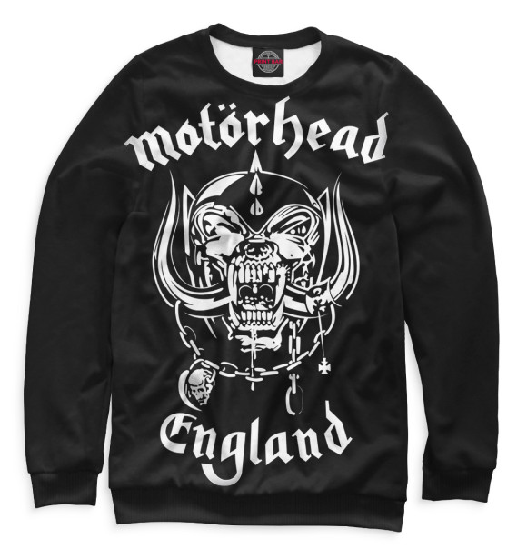 Свитшот для мальчиков с изображением Motorhead цвета Белый