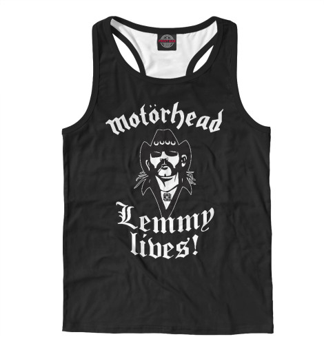 

Майки борцовки Print Bar, Белый, Motorhead. Lemmy Lives.