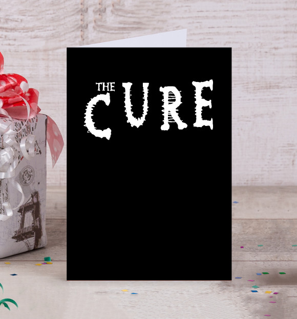 Открытка с изображением The Cure цвета Белый