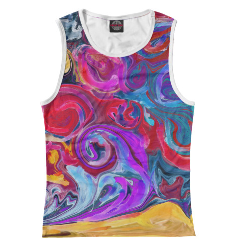 

Майки Print Bar, Белый, Живописные краски