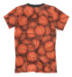 Мужская футболка Баскетбольные мячи