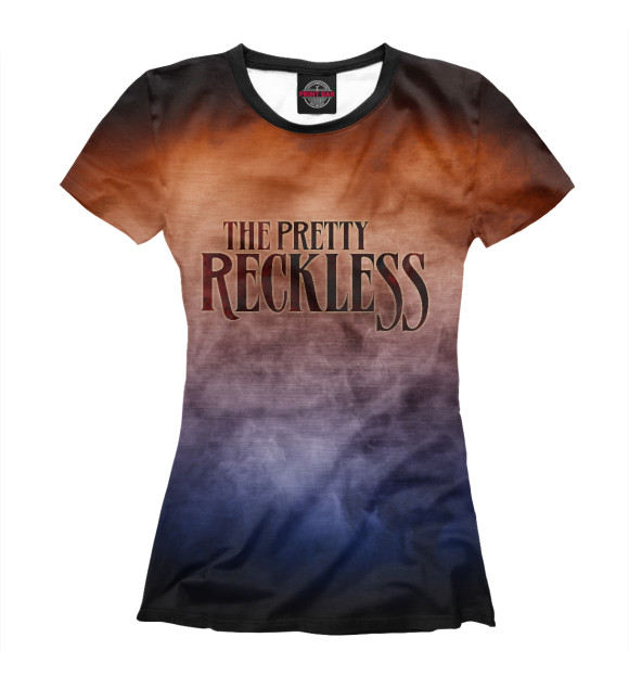 Женская футболка с изображением The Pretty Reckless цвета Белый