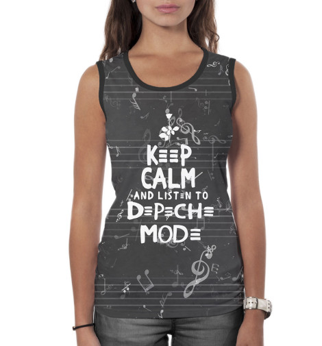 

Майки Print Bar, Белый, Depeche Mode