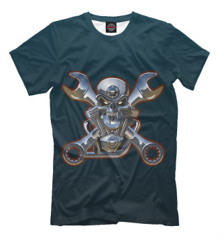 Мужская футболка Metal Skull