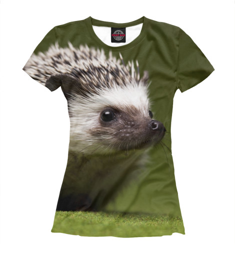 

Футболки Print Bar, Белый, Ежик